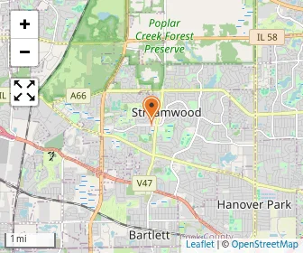 Map of Streamwood Montessori