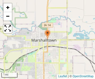 Map of Marshalltown Christian School