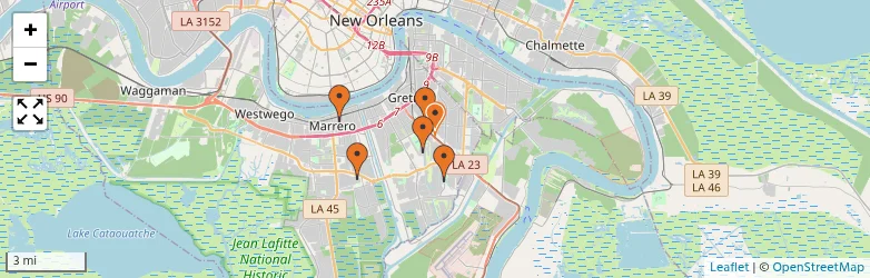 Related schools map