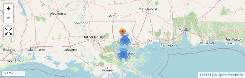Related schools map