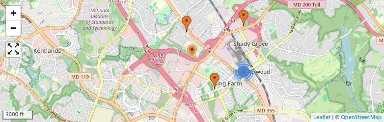 Related schools map