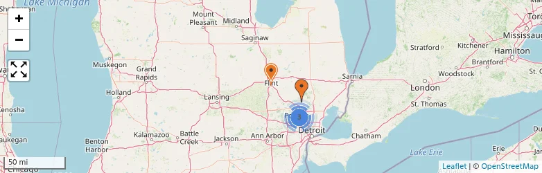 Related schools map