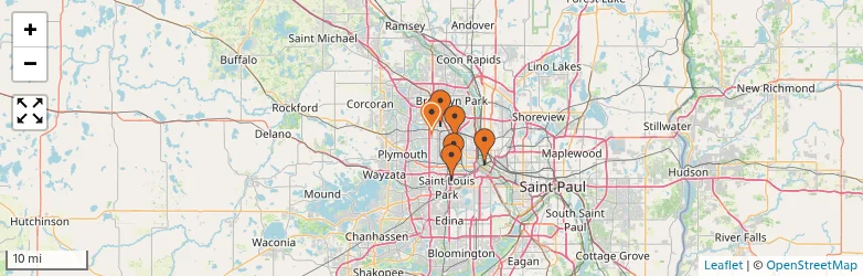 Related schools map