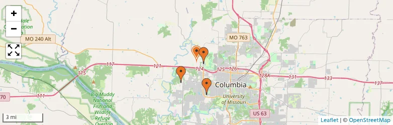 Related schools map
