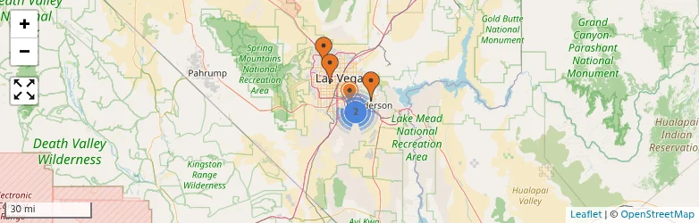 Related schools map