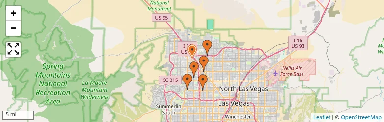 Related schools map