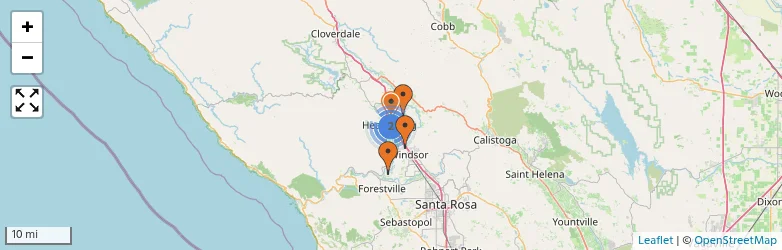 Related schools map
