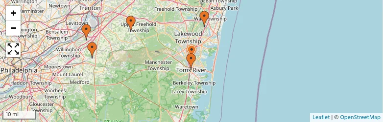 Related schools map