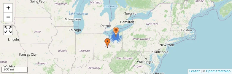 Related schools map