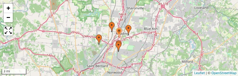 Related schools map