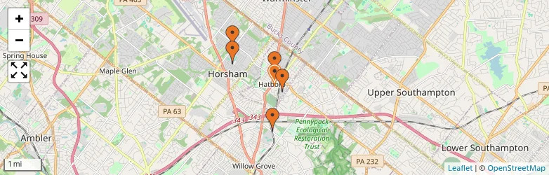 Related schools map