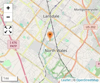 Map of Upper Gwynedd Child Learning Center