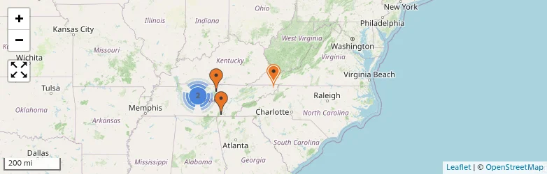 Related schools map