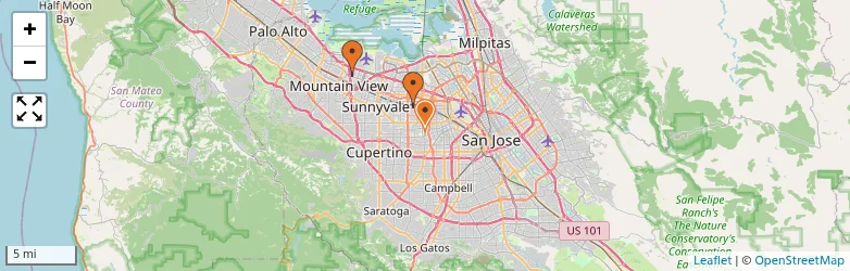 Related schools map