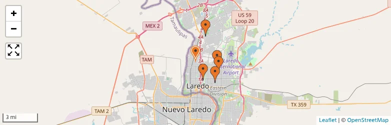 Related schools map