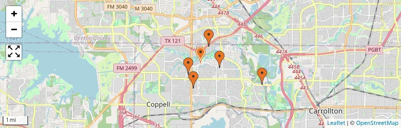 Related schools map