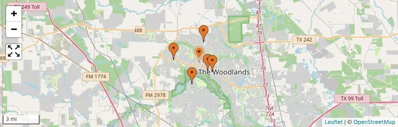 Related schools map