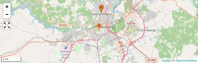 Related schools map