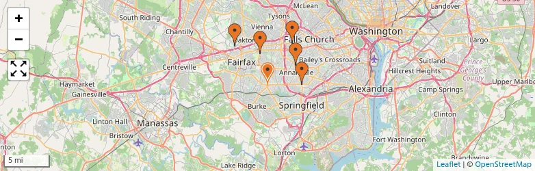 Related schools map