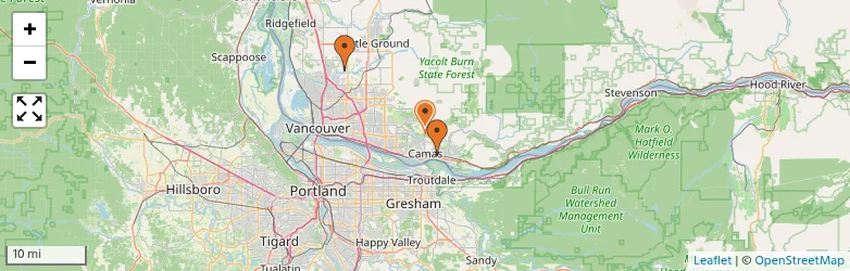 Related schools map
