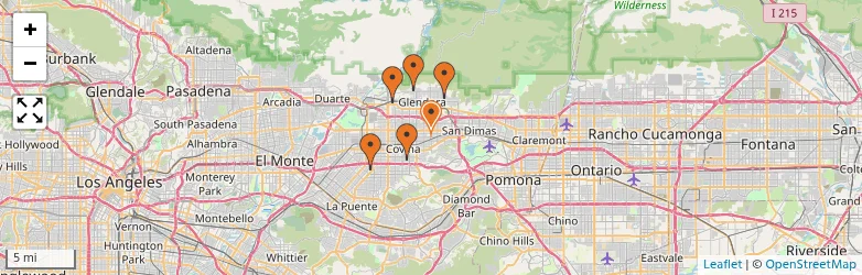 Related schools map