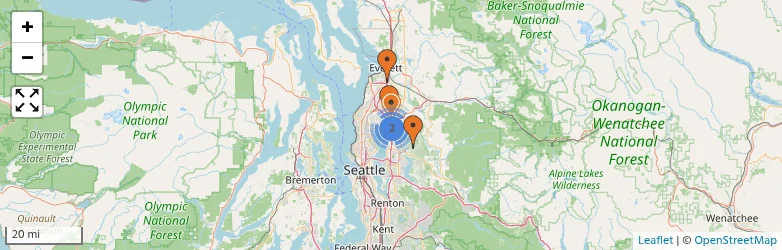 Related schools map