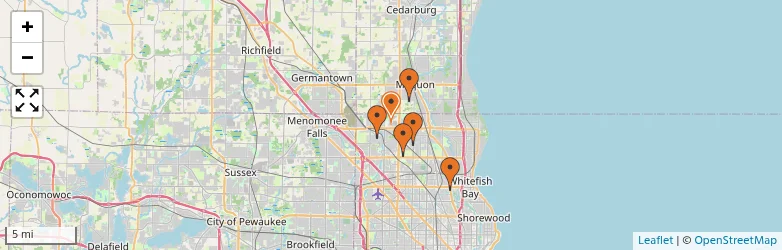 Related schools map
