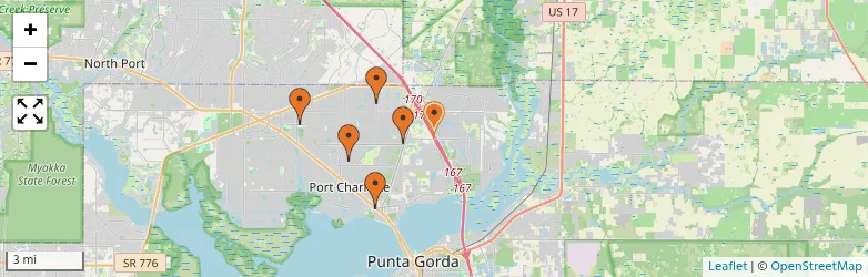Related schools map