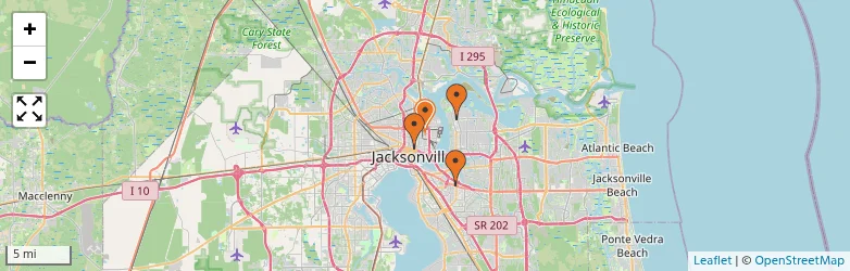 Related schools map