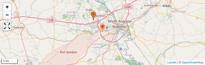 Related schools map