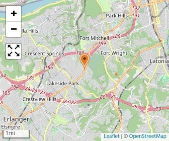 Map of Ft Mitchell Baptist Church Jump For Joy Preschool