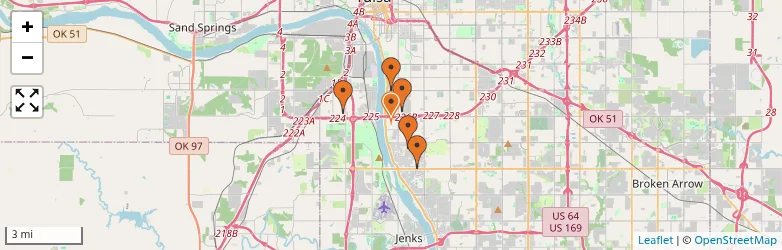 Related schools map