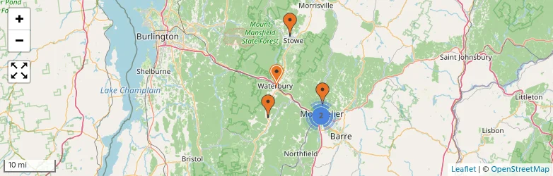 Related schools map