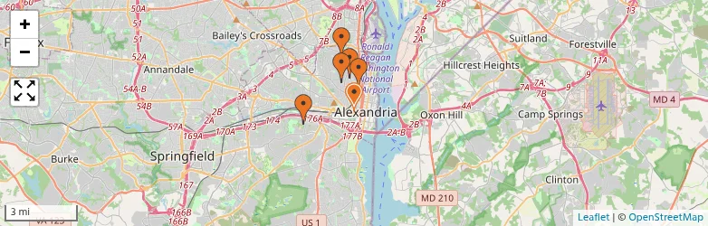 Related schools map