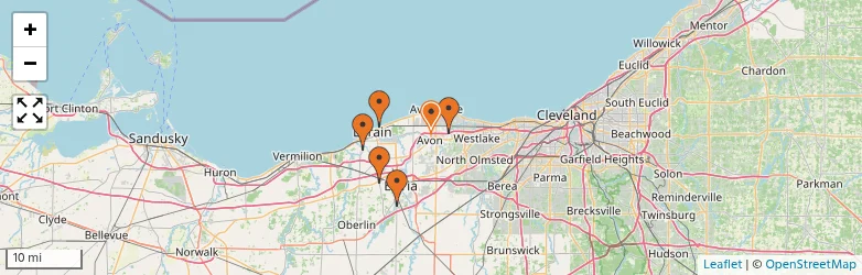 Related schools map