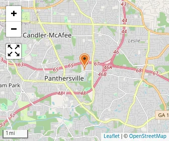 Map of Greenforest Mccalep Christian Academy