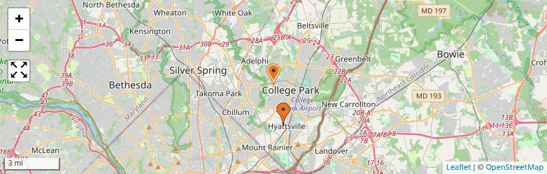 Related schools map