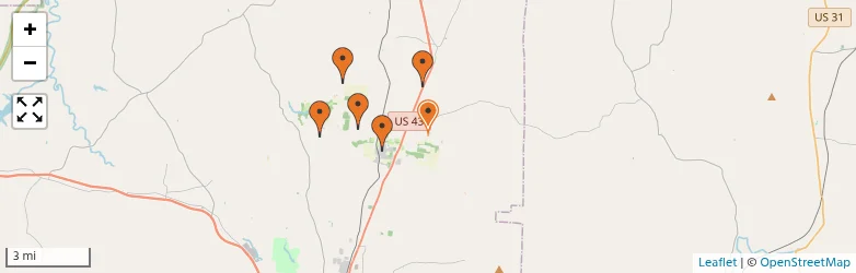 Related schools map