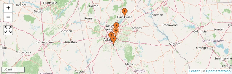 Related schools map