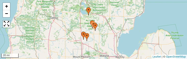 Related schools map
