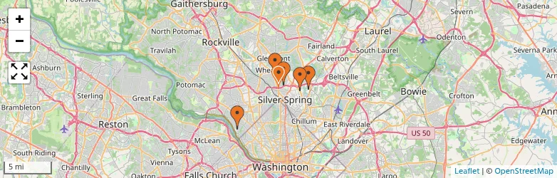 Related schools map