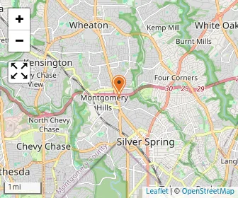Map of The Auburn School Silver Spring Campus