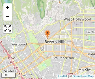 Map of Beverly Hills Presbyterian Ps & Kindergarten