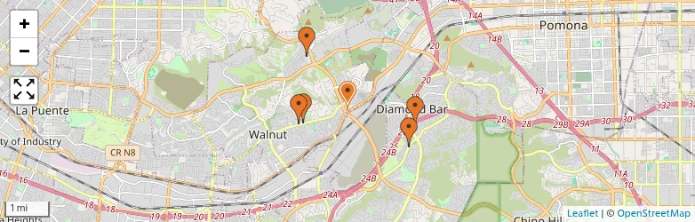 Related schools map