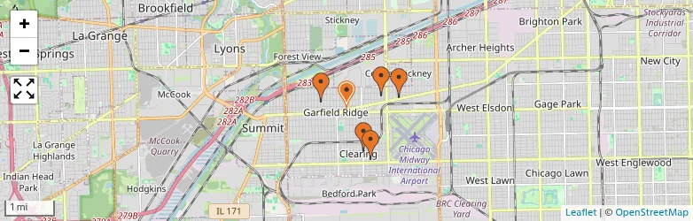Related schools map