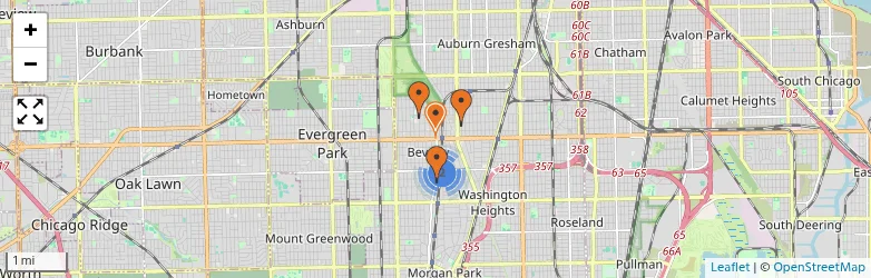 Related schools map