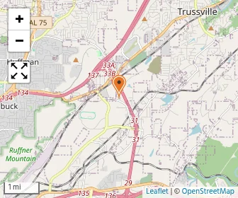 Map of Alabama Clinical Schools
