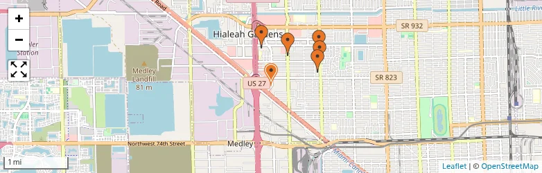 Related schools map