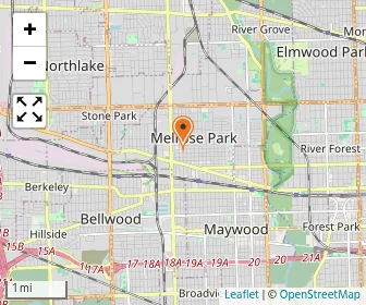 Map of Joseph Academy-melrose Park