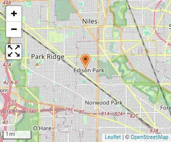 Map of Montessori Learning Center Of Edison Park